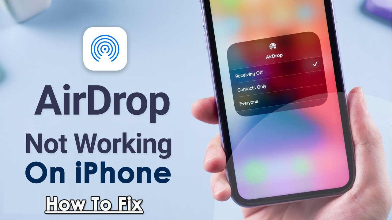 iphone xs max airdrop not working