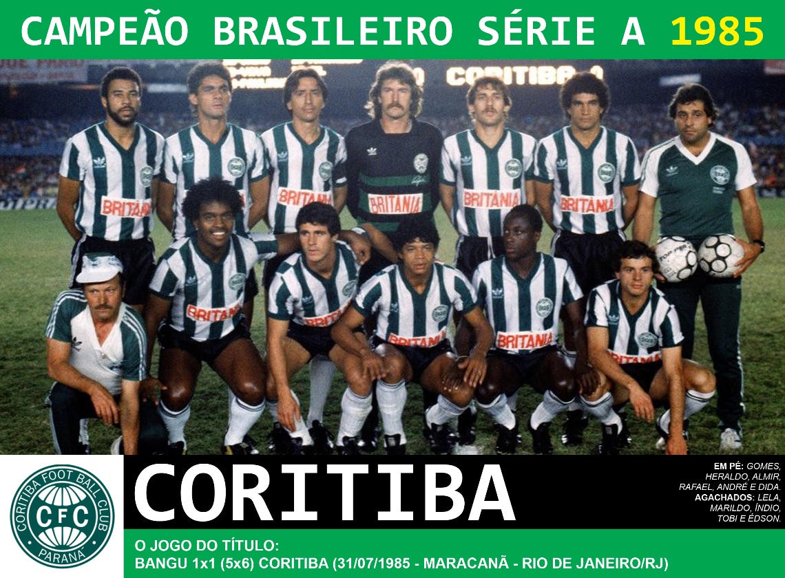 futebol #bangu #coritiba #campeonatobrasileiro #1985 #brasileirao