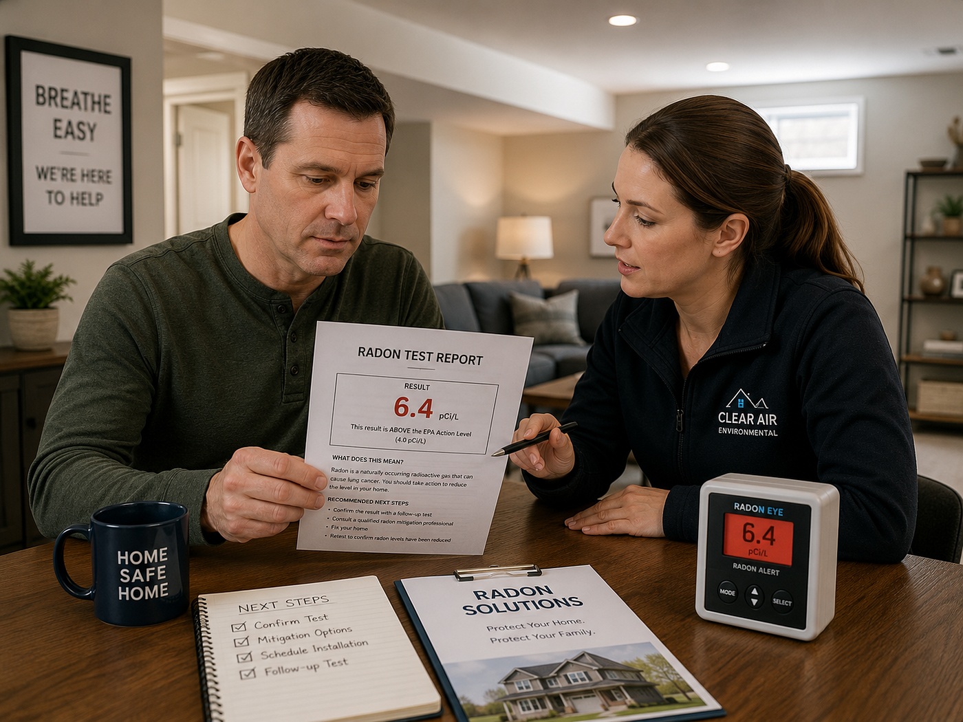 What Happens If Your Radon Test Comes Back High?