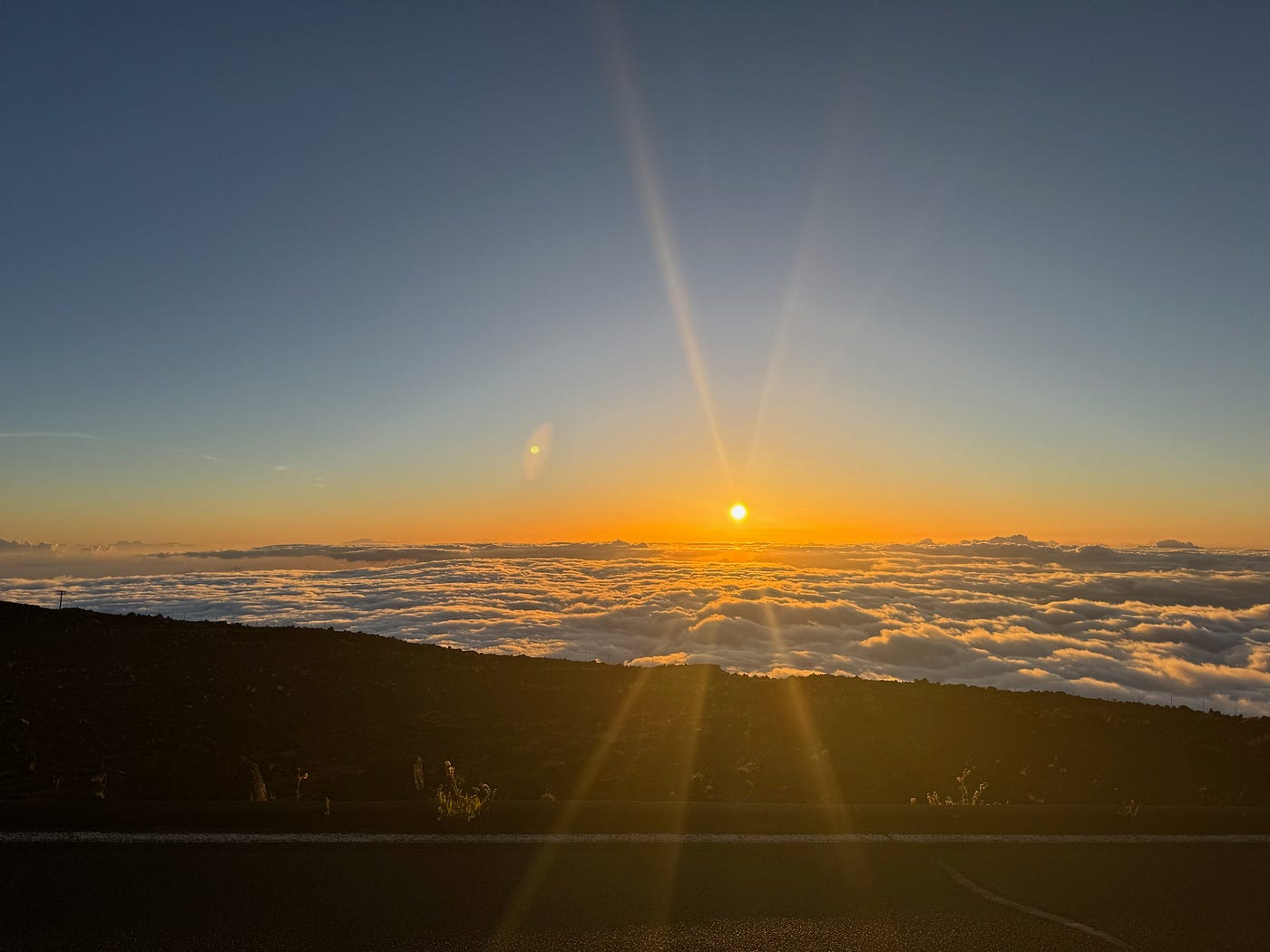 Sunset at Haleakalā