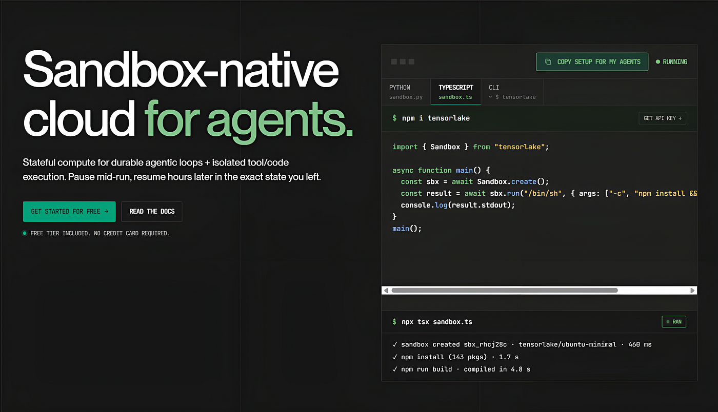 Building a Stateful Code Interpreter with Tensorlake Sandboxes