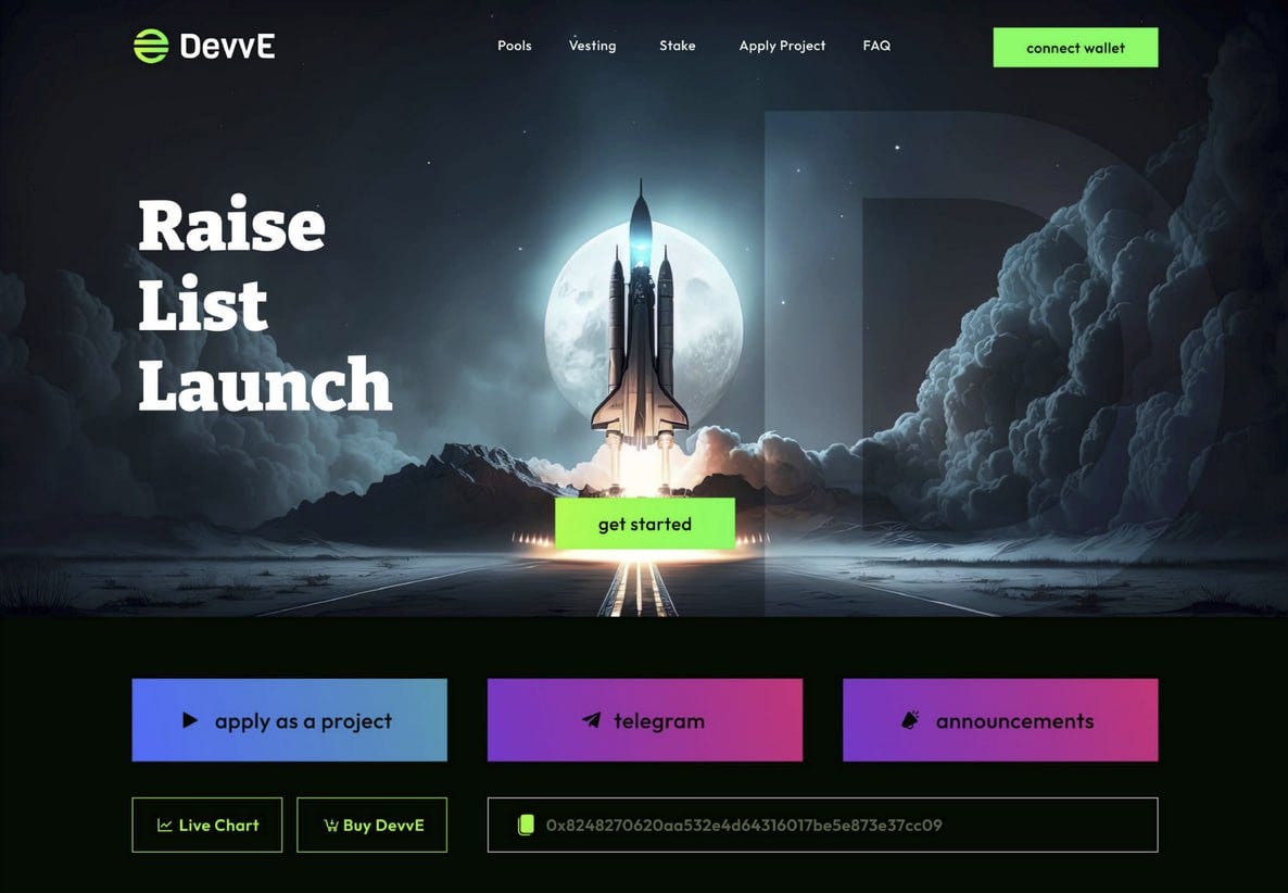 DevvE Staking & Launchpad Details | by DevvE Official | Medium