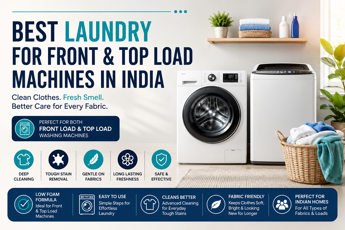 Best Laundry for Front and Top Load Machines in India