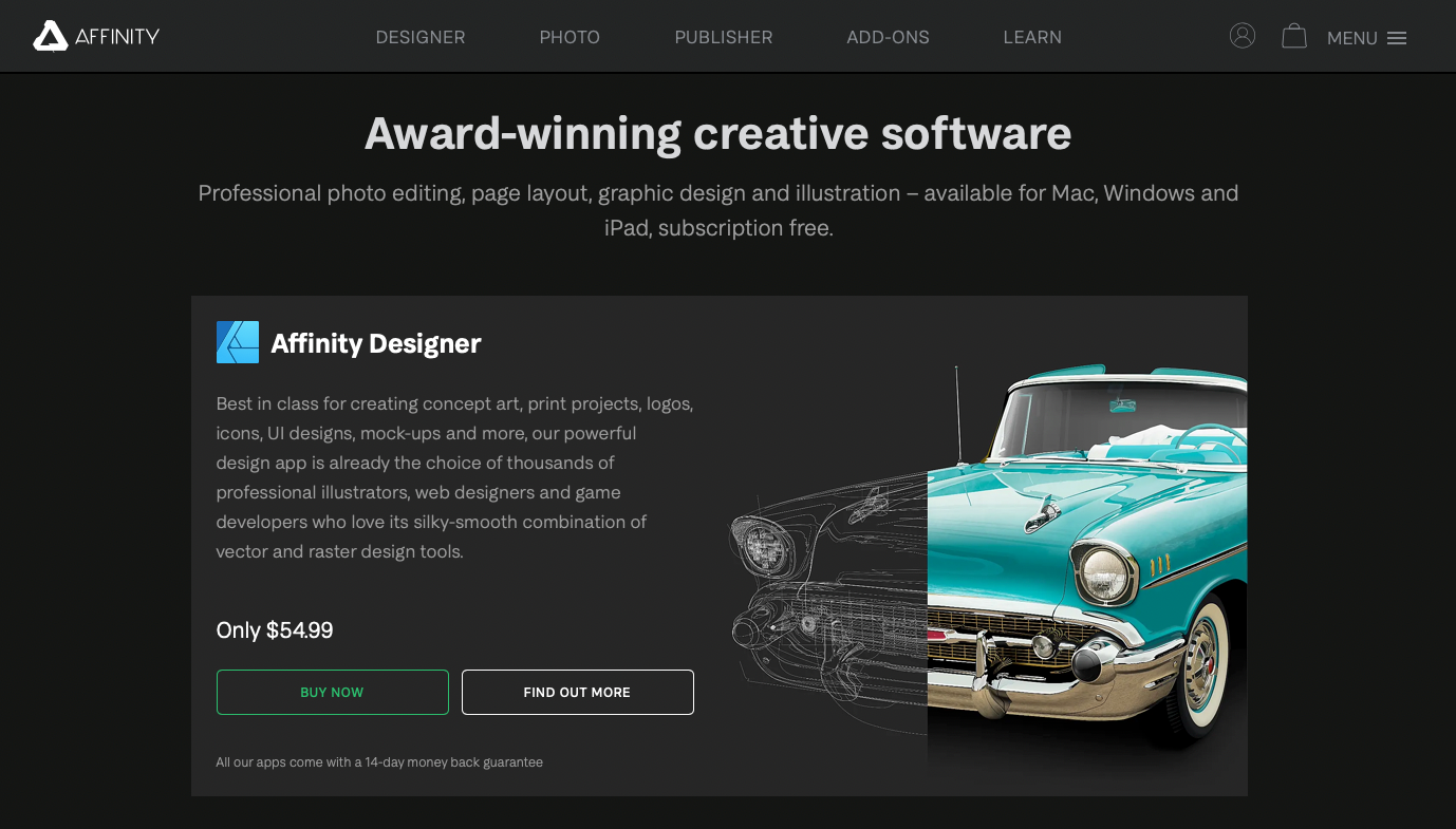 Affinity Photo – award-winning photo editing software