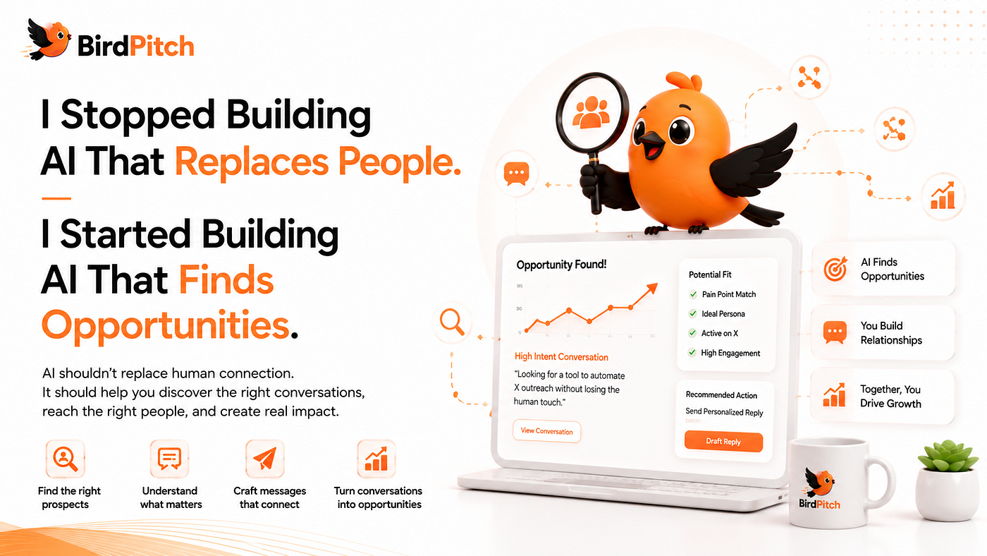 I Stopped Building AI That Replaces People. I Started Building AI That Finds Opportunities.