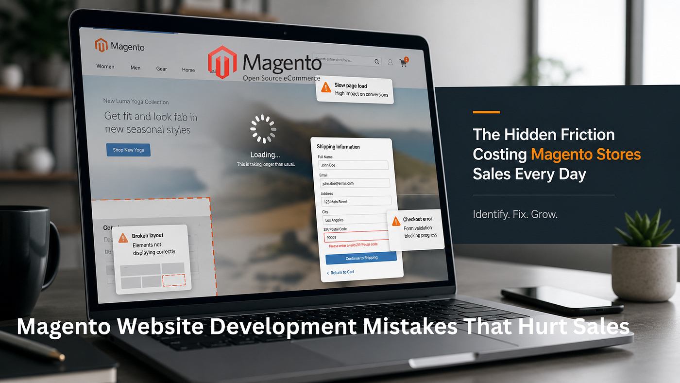 Magento Website Development Mistakes That Hurt Sales
