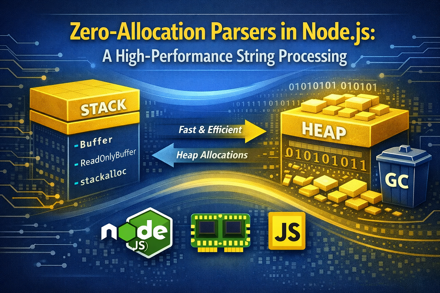 Zero-Allocation Parsers in Node.js: A High-Performance String Processing