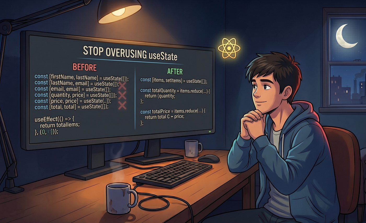 Stop Overusing useState in React.
