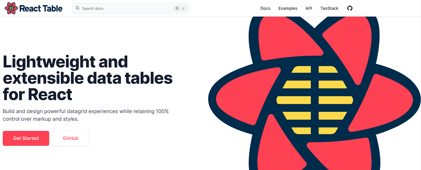 React Table: The Headless Table Library for React | by Piumi Liyana  Gunawardhana | Bits and Pieces