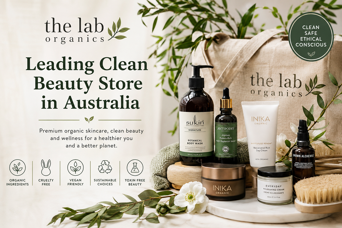 Why The Lab Organics Is a Leading Clean Beauty Store in Australia