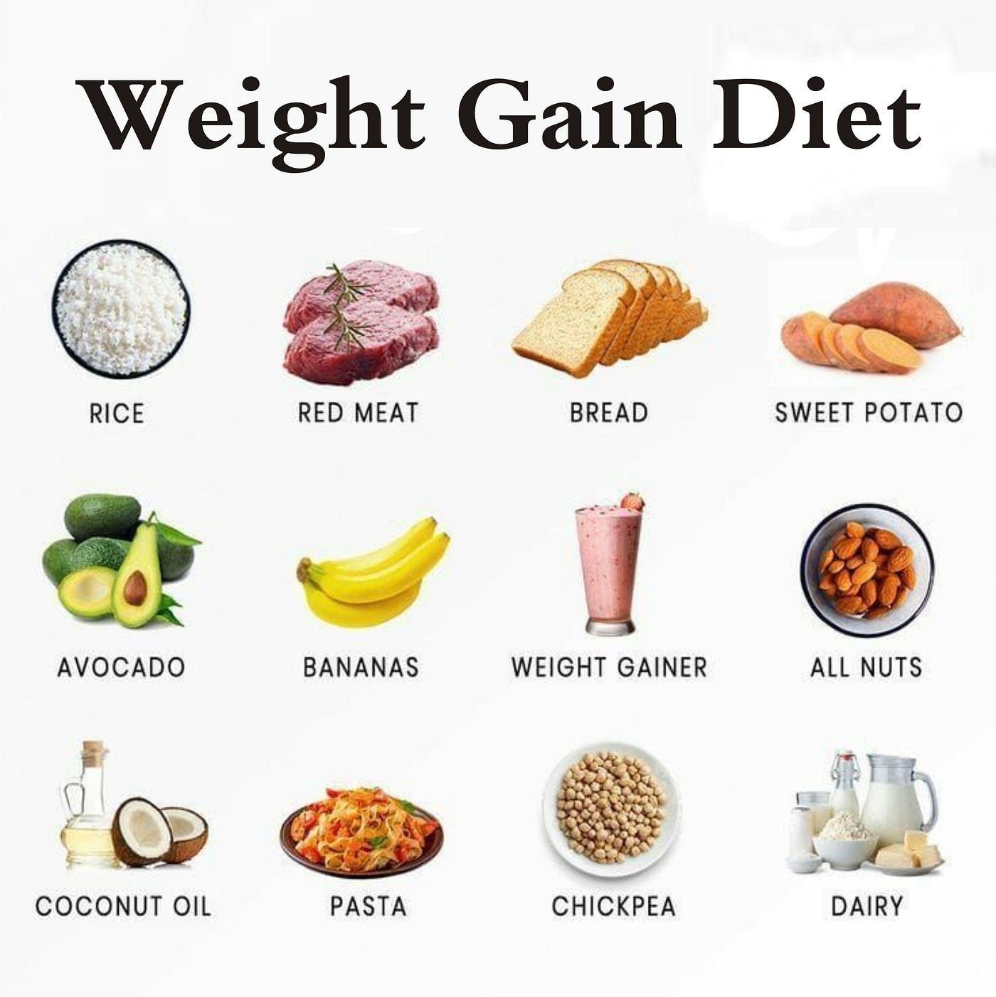 Healthy Foods To Gain Weight Boost Your Calorie Intake