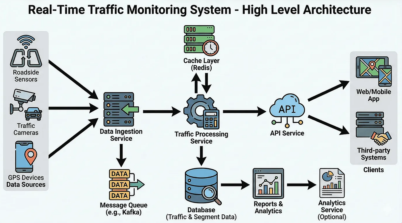 The Google System Design Interview: Design a Real-Time Traffic
