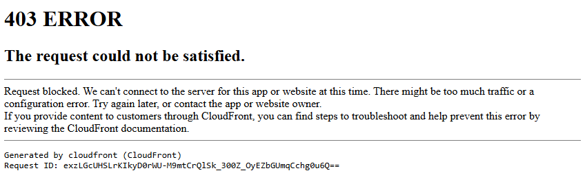 How to Troubleshoot a CloudFront 403 Error | Full Stack Wizardry