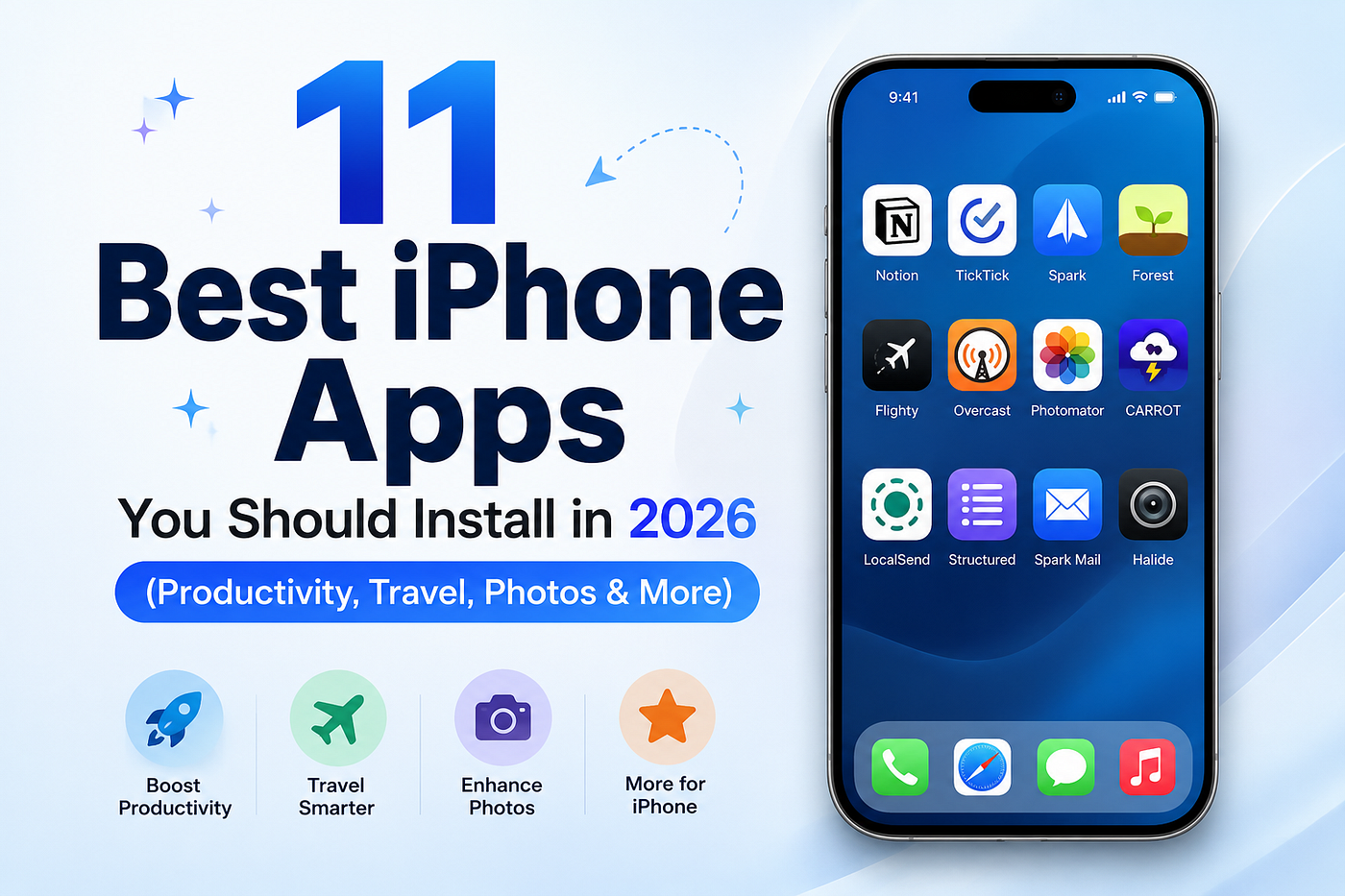 11 Best iPhone Apps You Should Install in 2026 (Productivity