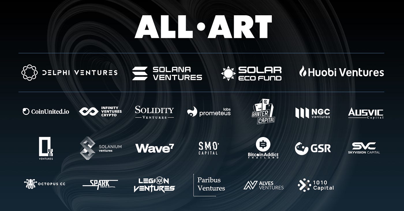 ALL.ART Protocol Raises $4.5M to connect NFT economy with metaverses | by  ALL.ART Protocol | Medium
