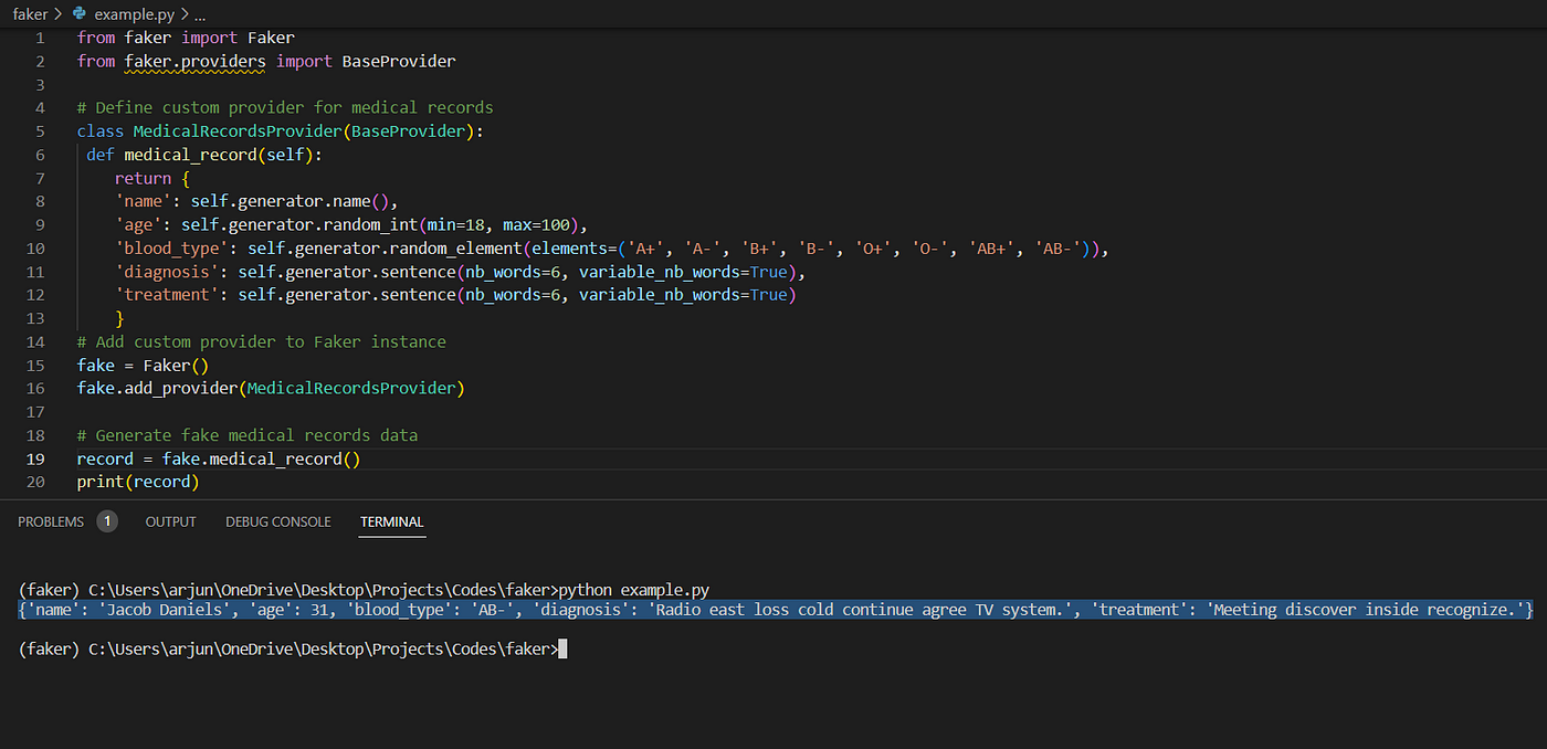 Python's Faker Library: Your Go-To Solution for Test Data Generation | by  Arjun Gullbadhar | Level Up Coding
