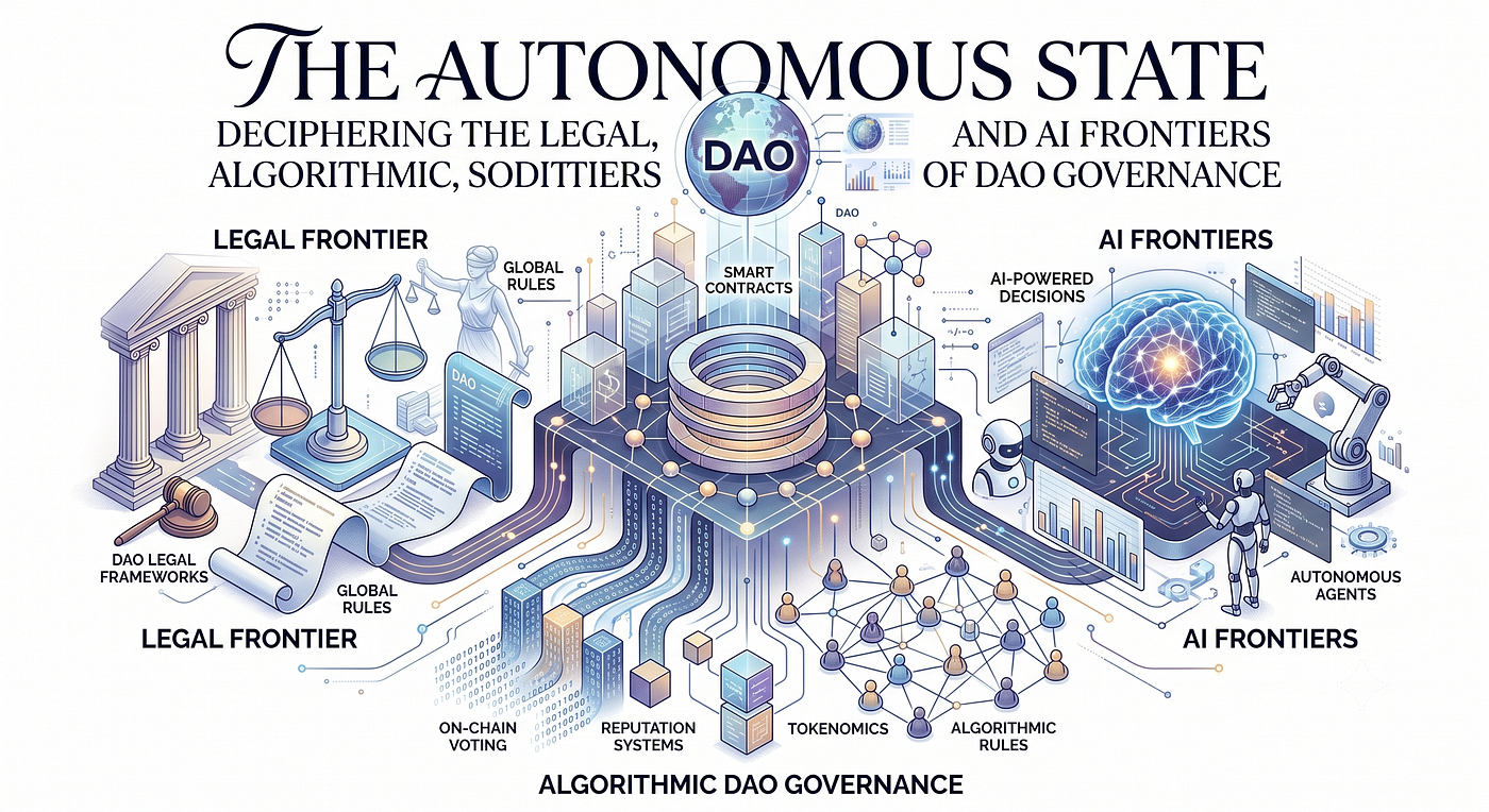 The Autonomous State: Deciphering the Legal, Algorithmic, and AI Frontiers of DAO Governance