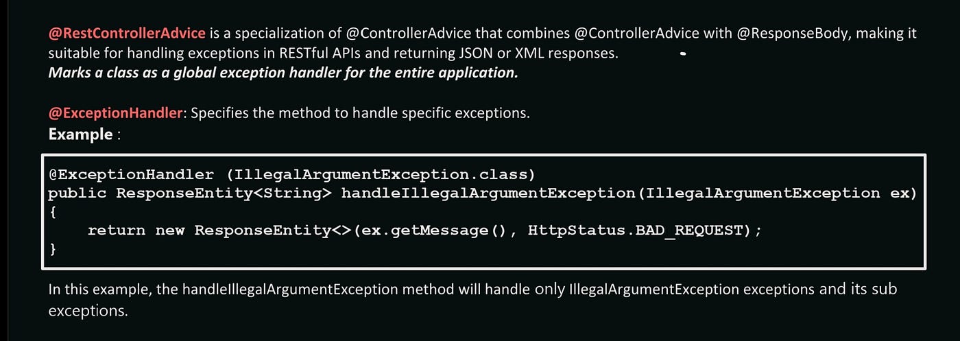 Exceptionhandler Annotation Exception Handling In Spring REST Services