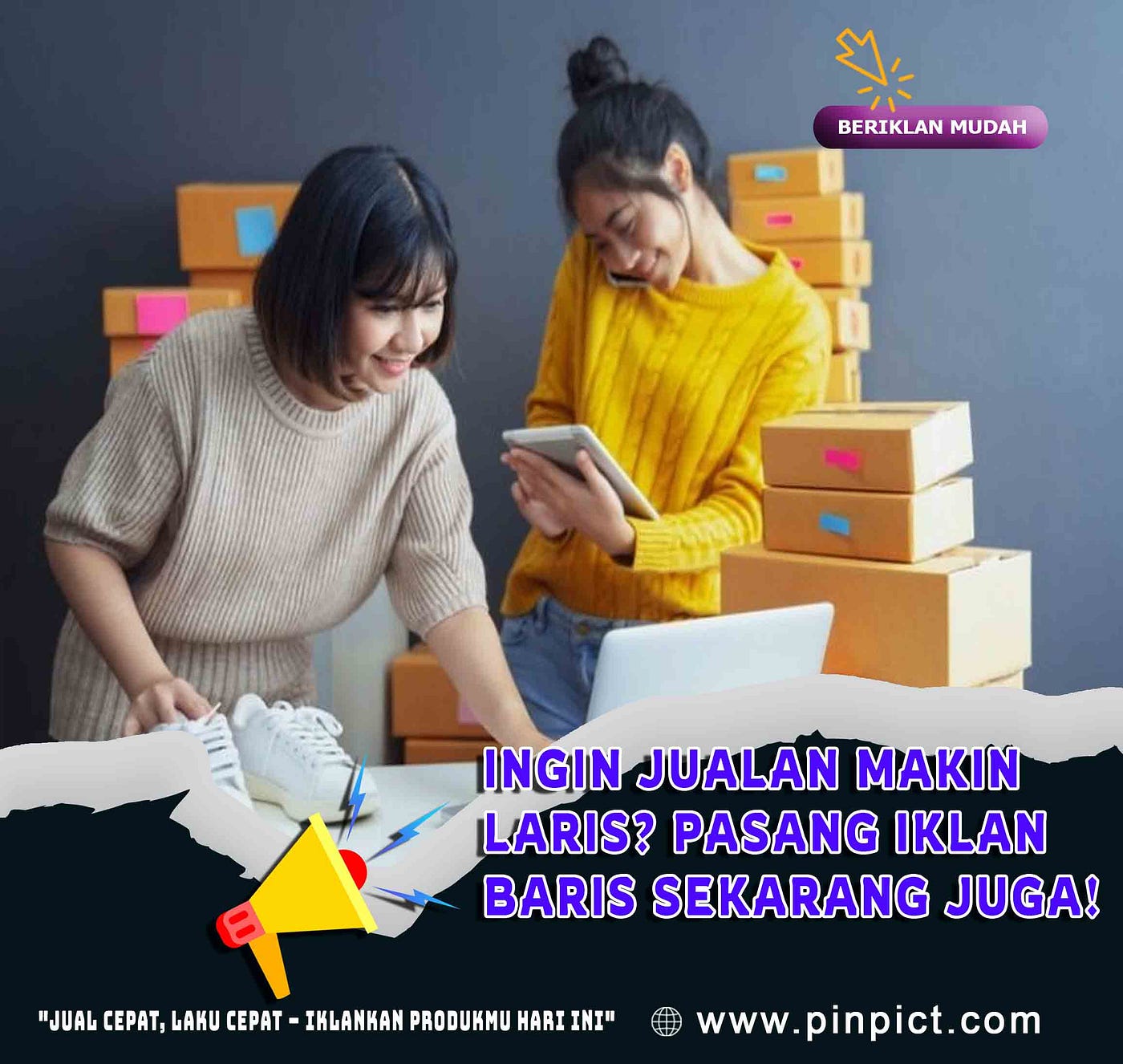 Ingin jualan makin laris? Pasang iklan baris sekarang juga!