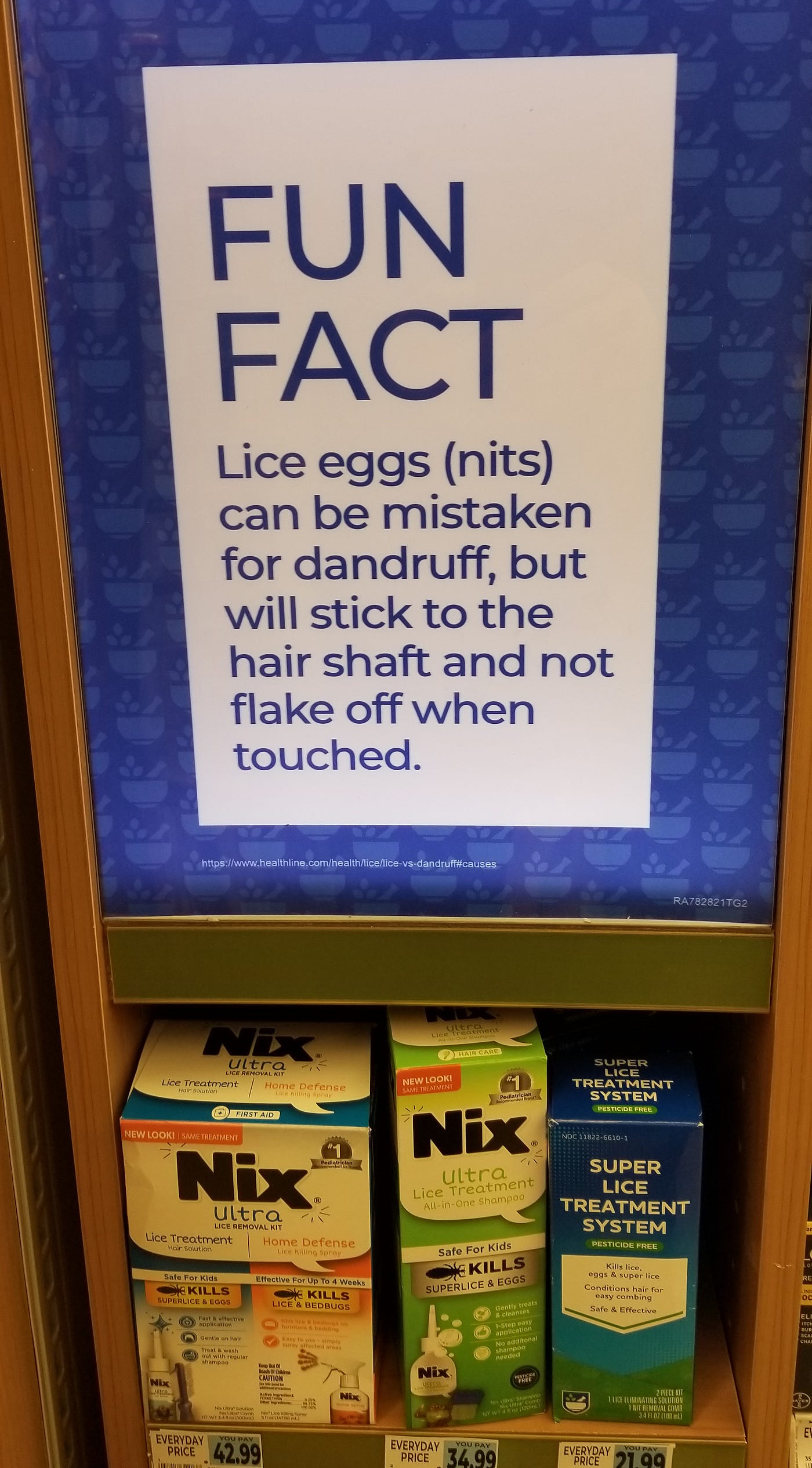 photo ©2024 J.R. Schaefers — disgusting fun fact furnished by Rite Aid