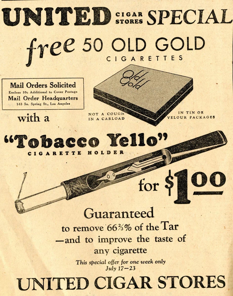 cigarettes mail order A word or two about the cigarette filter | by Henry Tudor