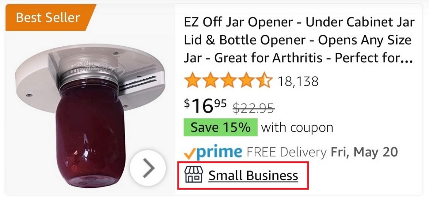 EZ Off Jar Opener - Under Cabinet Jar Lid & Bottle Opener - Opens Any Size  Jar