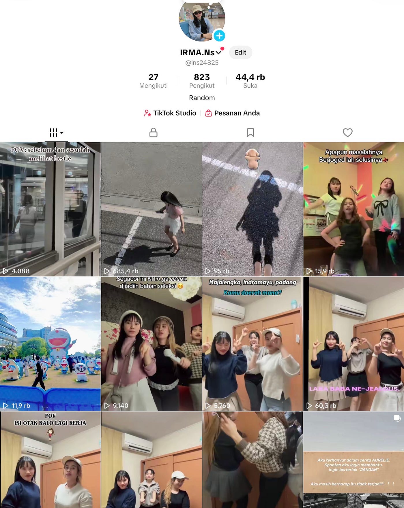 ‘’’IRMA.Ns’’’ adalah kreator konten asal Indonesia yang aktif di media sosial TikTok.