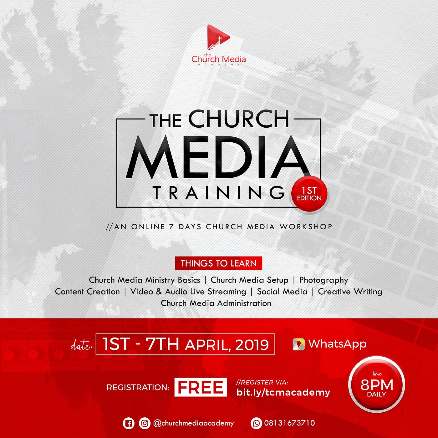 CHURCH MEDIA TRAINING (1st Edition) | by Fayomi Emmanuel Oluwatobi | Medium
