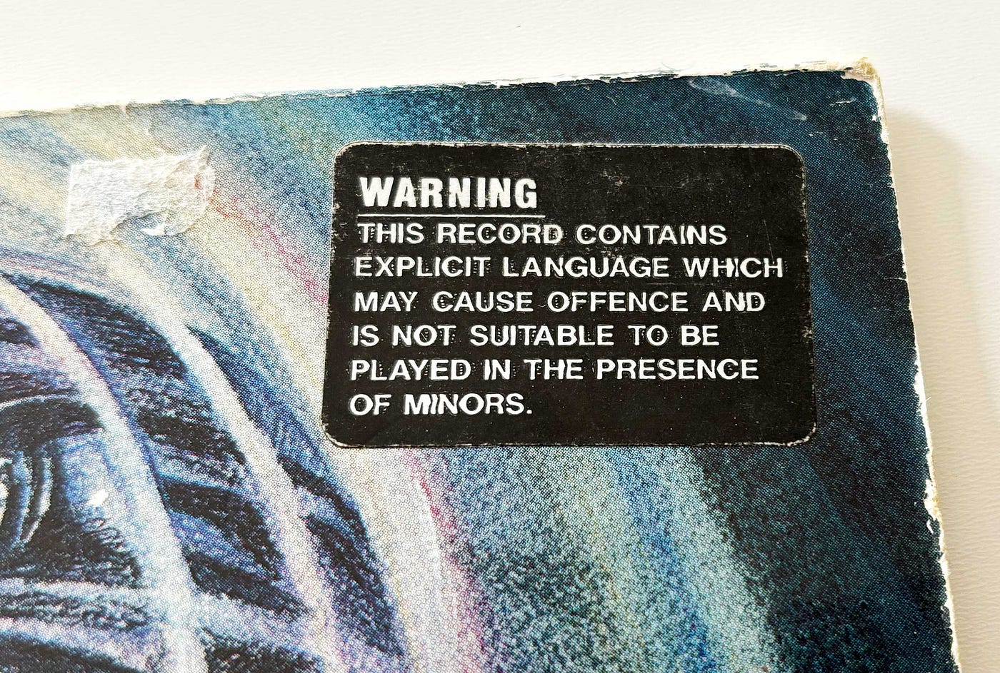 Warning stickers. Image copyright Jesse Karjalainen.