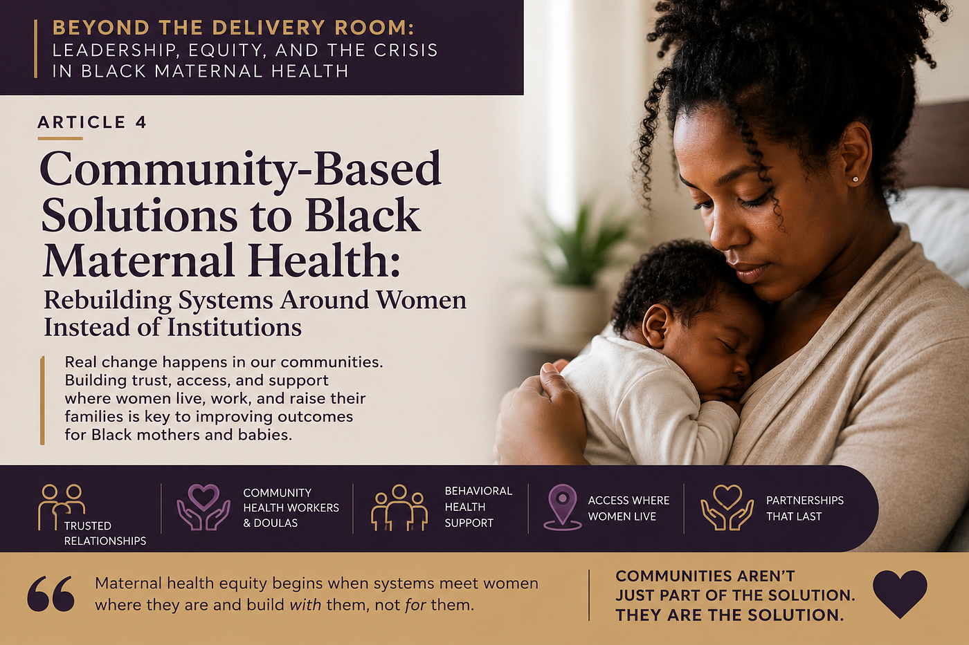 Part of the maternal health leadership series: