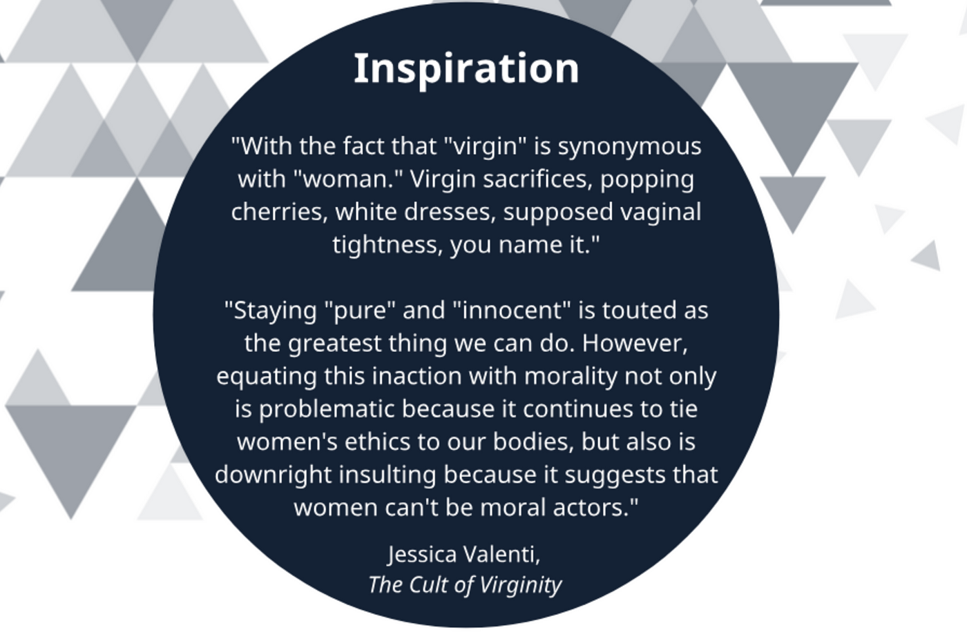 Virginity: Perspectives and Experiences   by Marie   Medium