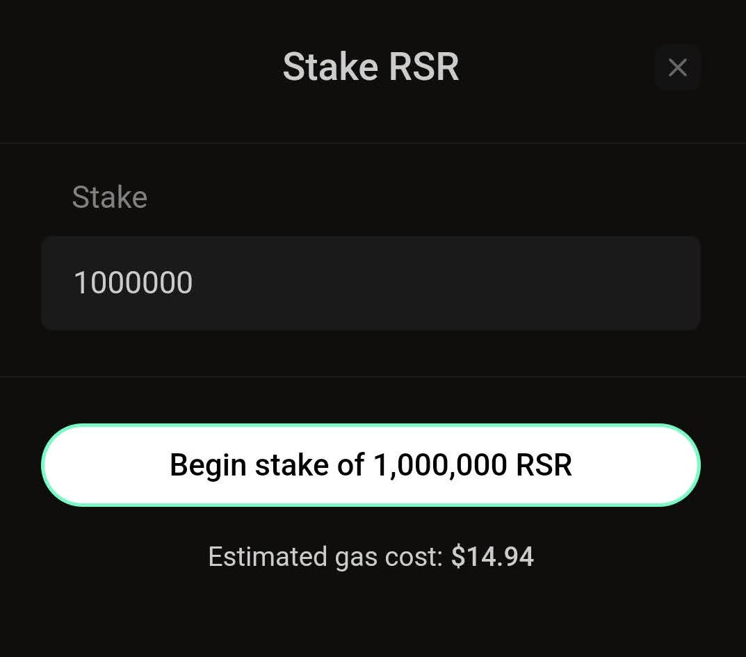How to stake your RSR on an RToken | by Smeddy-o | Medium