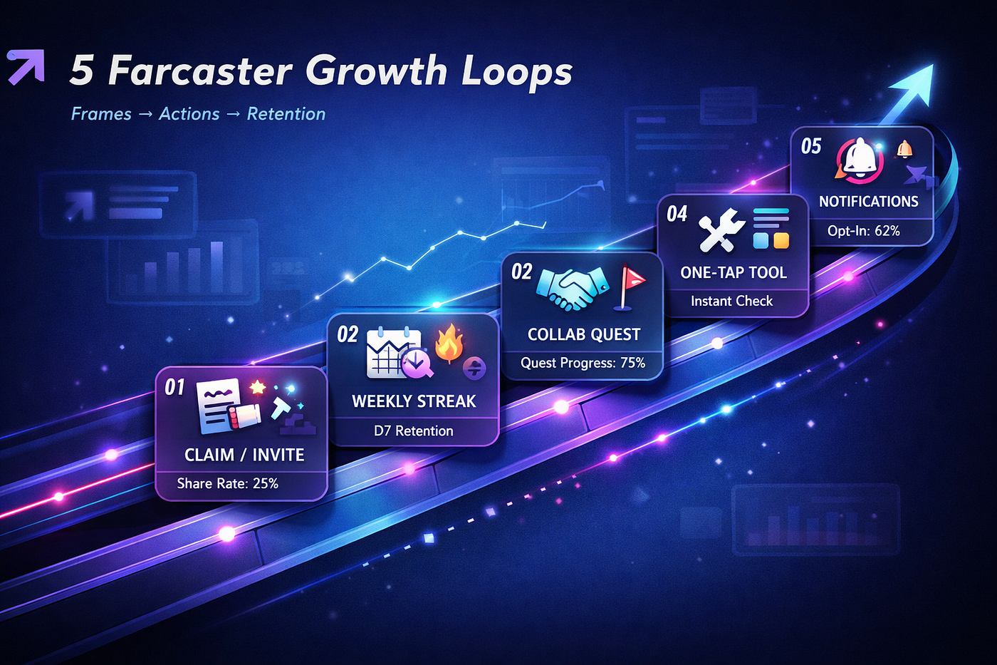 5 Farcaster Frames Growth Loops Worth Stealing | by Bhagya Rana | Jan, 2026  | Medium