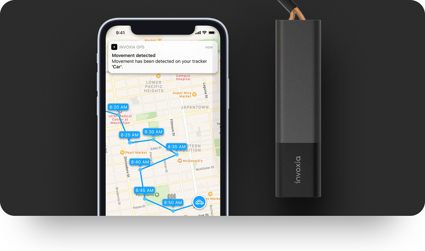 Invoxia GPS Tracker - Area 13