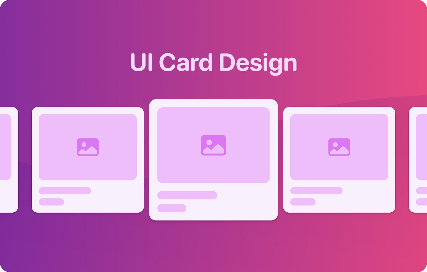 8 best practices for UI card design, by Ana & Vlad