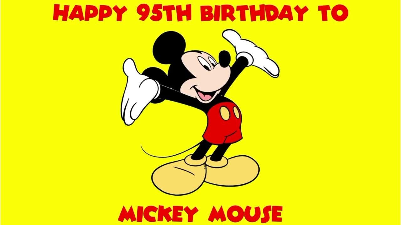 Disney Unveils Mickey Mouse's 95th Birthday Portrait 