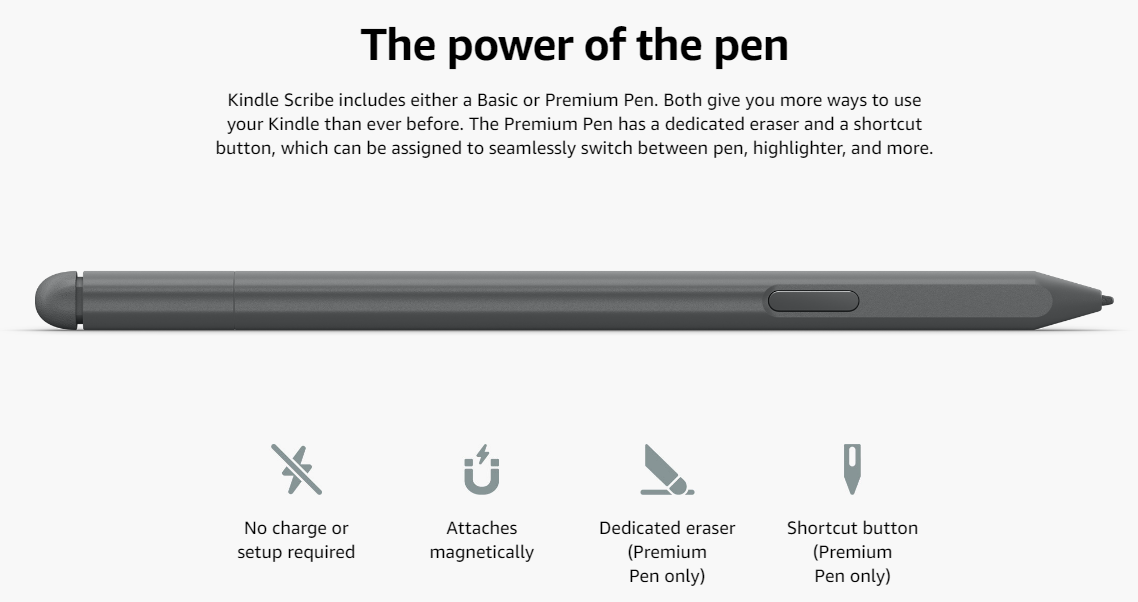 Kindle Scribe Premium Pen