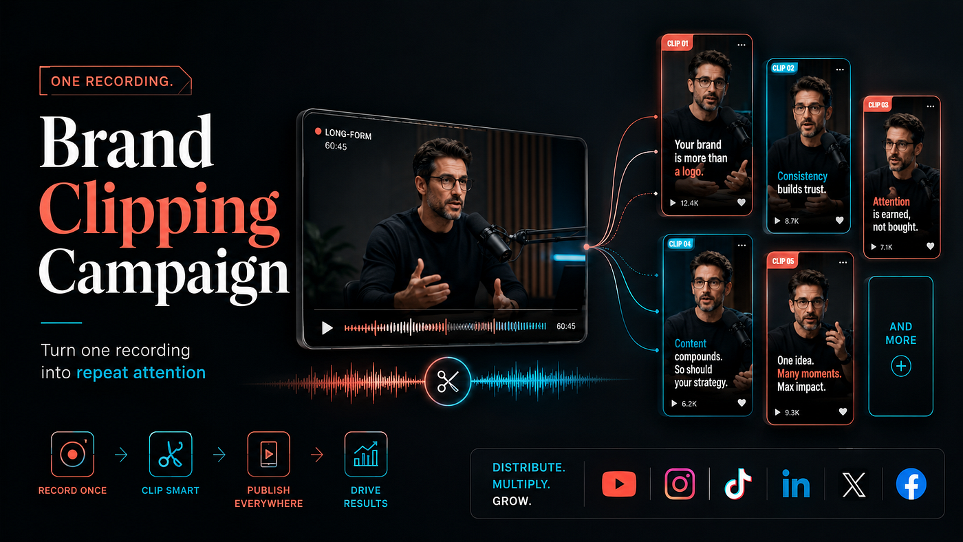 Brand Clipping Campaign: How Brands Turn One Recording Into Repeat Attention