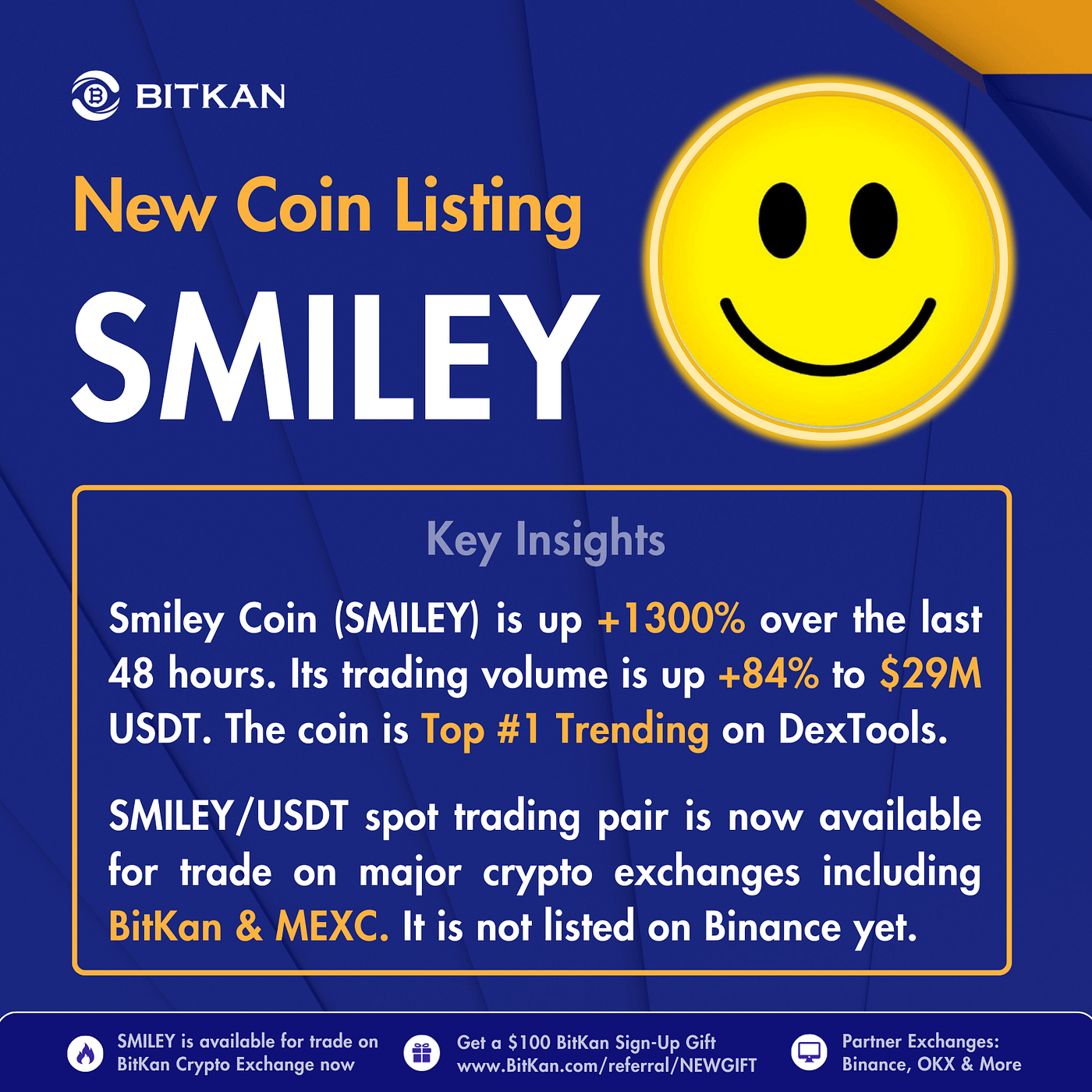 Why Is Smiley Coin (SMILEY) Trending? — BitKan Insights | by BitKan |  BitKan Hub | Medium