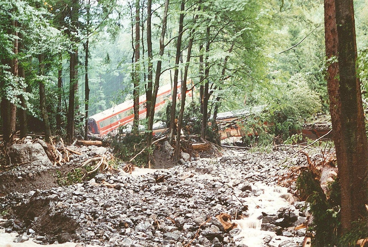 Bridgeless: The 1995 Braz (Austria) Derailment | by Max S