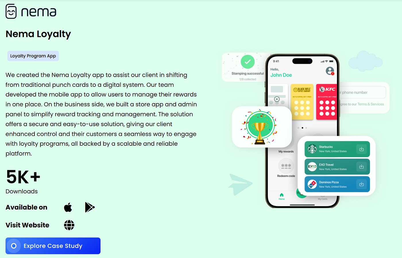 Idea Usher Review: Loyalty App Success Story — Nema