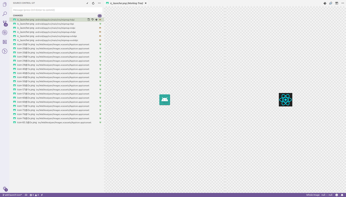 Image 4: Project changes after rn-toolbox command execution