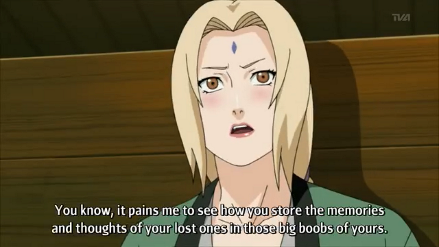 Lady tsunade's boobs