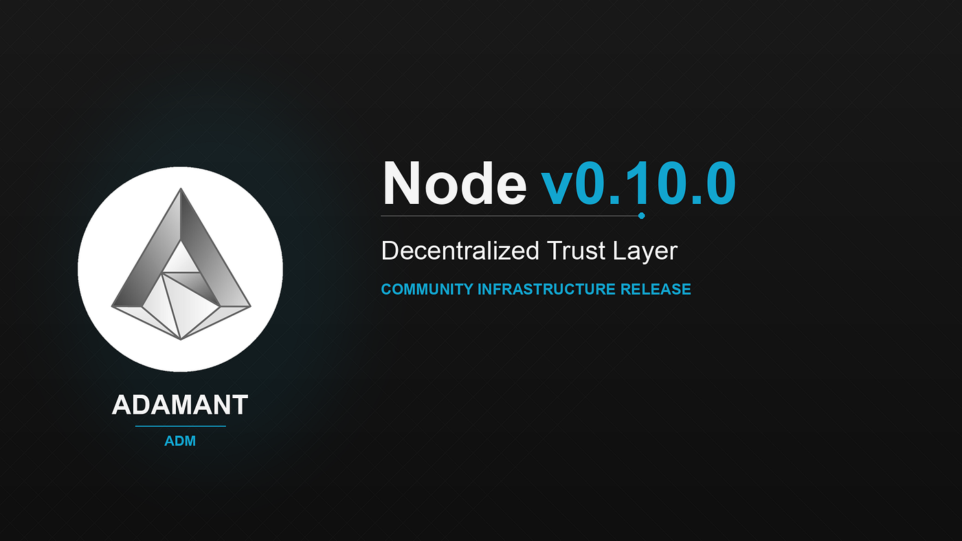 ADAMANT Node v0.10.0: A Stronger Foundation for Decentralized Communication