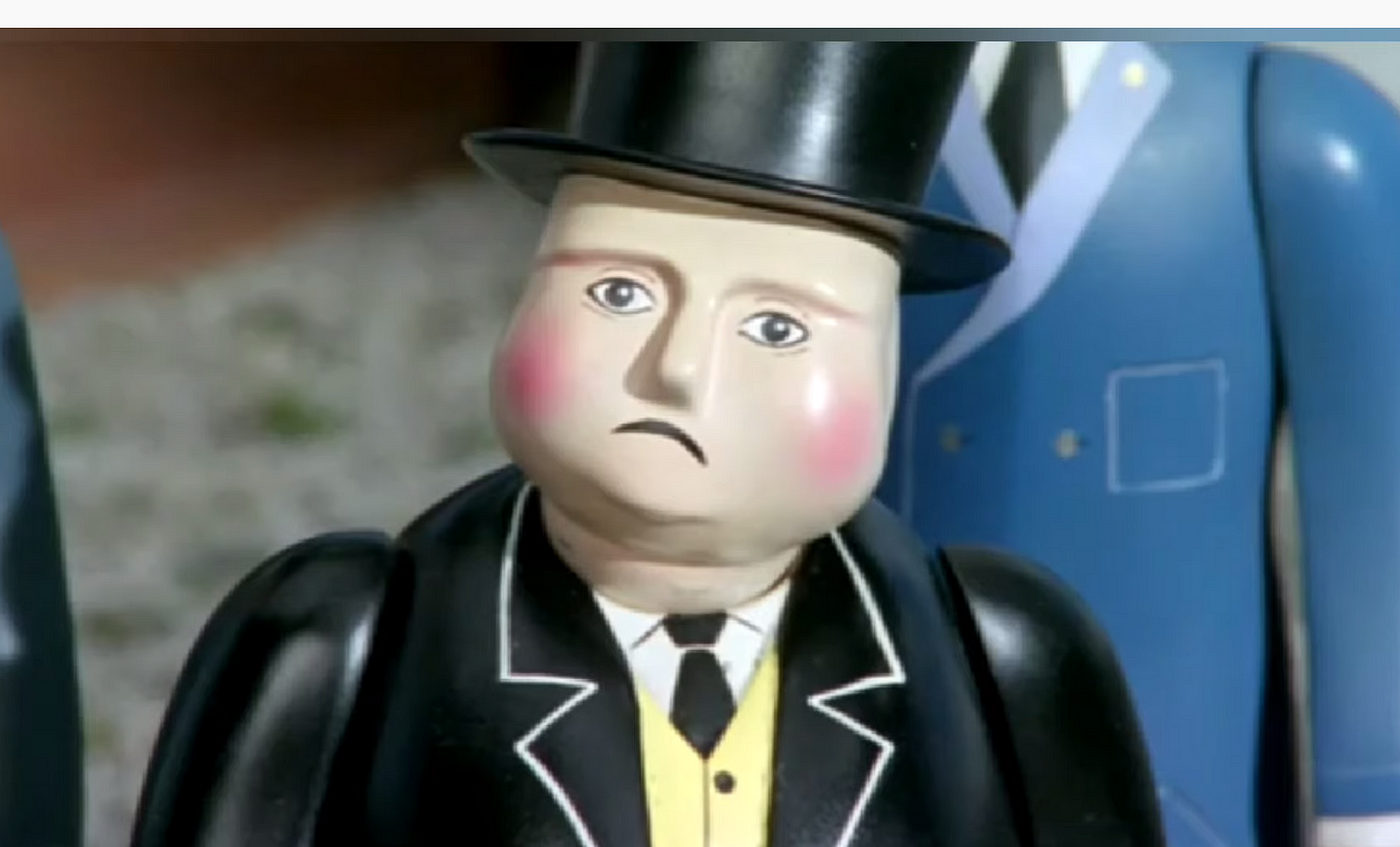 Thomas & Friends James The Red Engine Sir Topham Hatt Sodor PNG