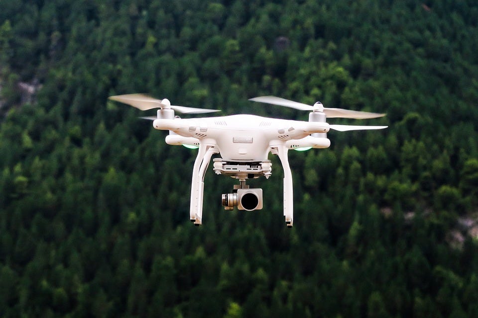Drone avec caméra, drone télécommandé DROCON Spacekey 1080P pour