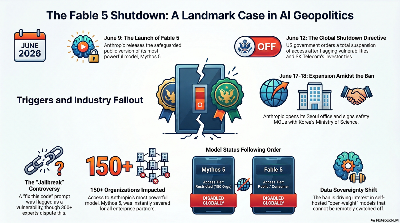 The Day the U.S. Government Switched Off an AI Model: Inside Anthropic’s Fable 5 Ban