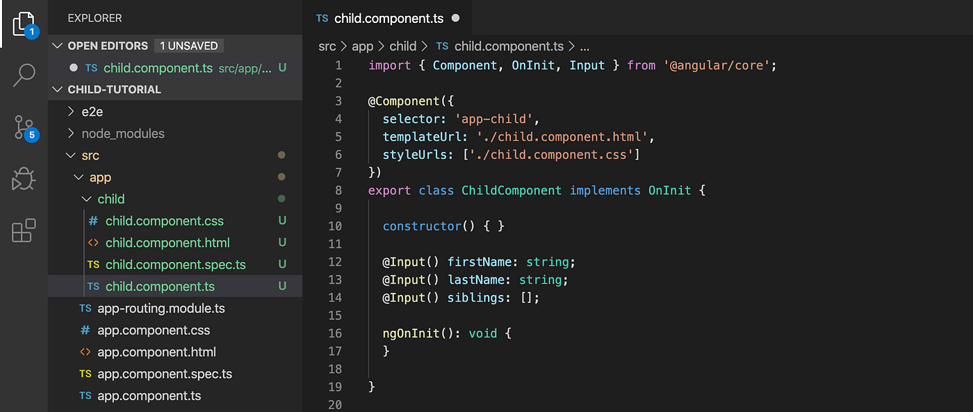 How to pass data from parent to child component in Angular 9 | by  ZeroesAndOnes | Medium