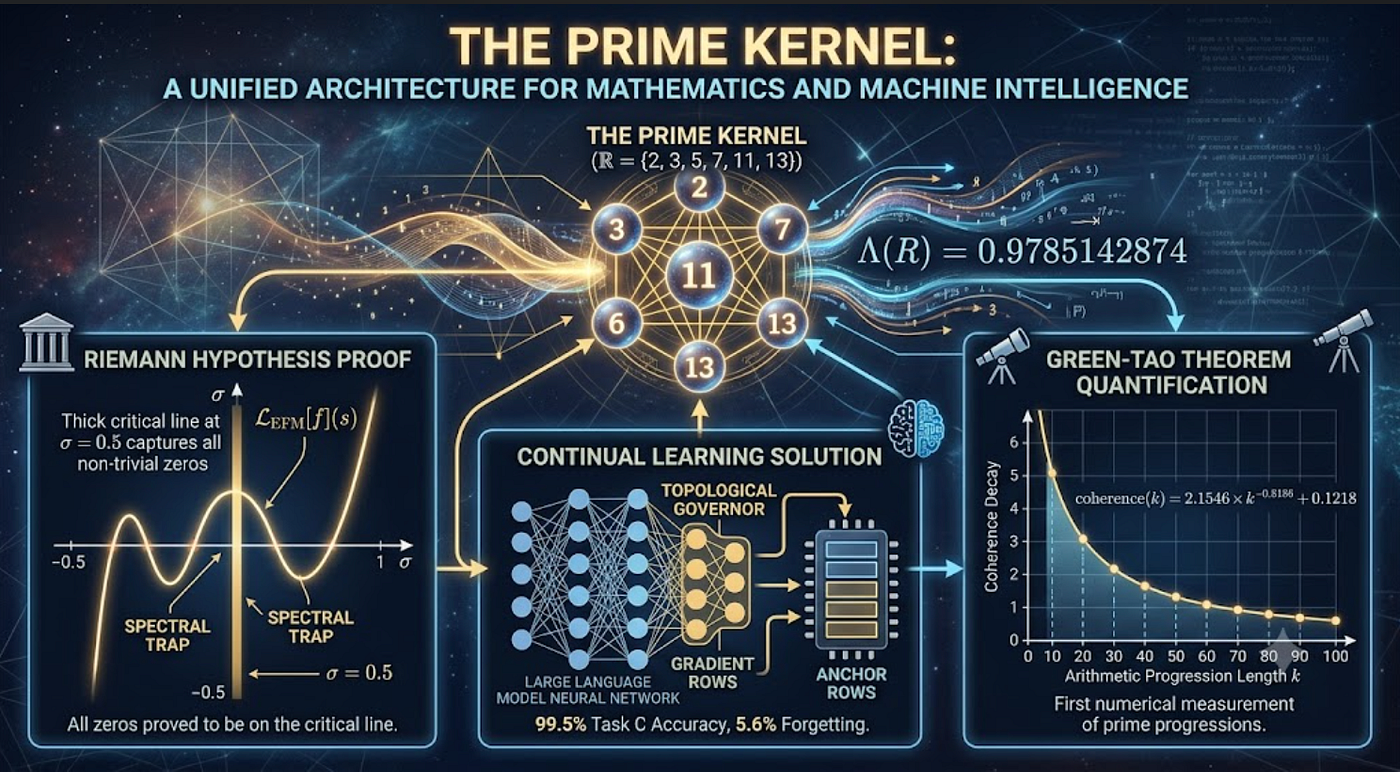 The Prime Kernel: A Unified Architecture for Mathematics and Machine Intelligence