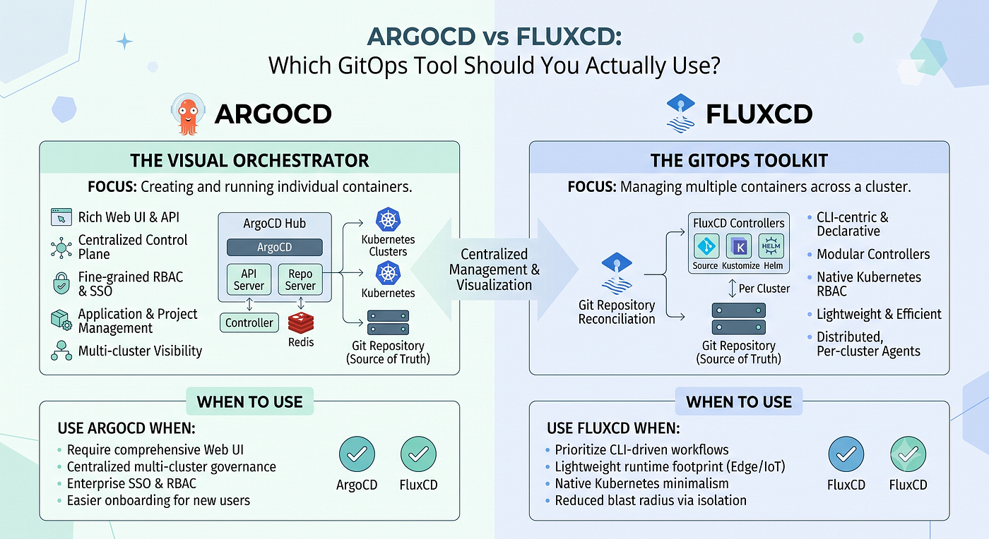 ArgoCD vs FluxCD: Which GitOps Tool Should You Actually Use?
